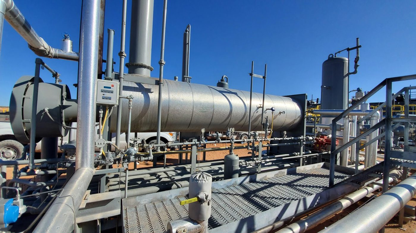 750 000 Btu Regen Skid
